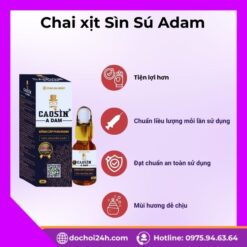 Ưu điểm nổi bật của Chai xịt Sìn Sú Adam