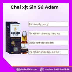 Lợi ích khi sử dụng Chai xịt Sìn Sú Adam