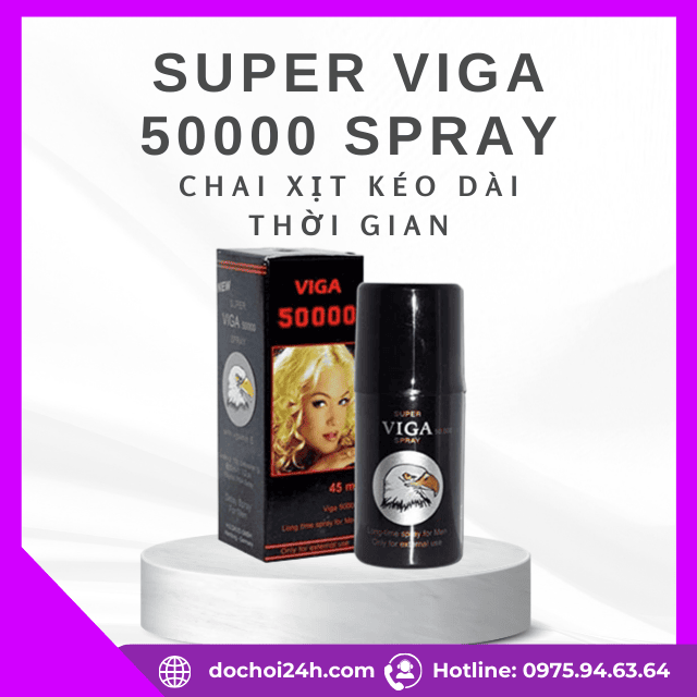 Chai xịt super viga 50000 spray là gì?