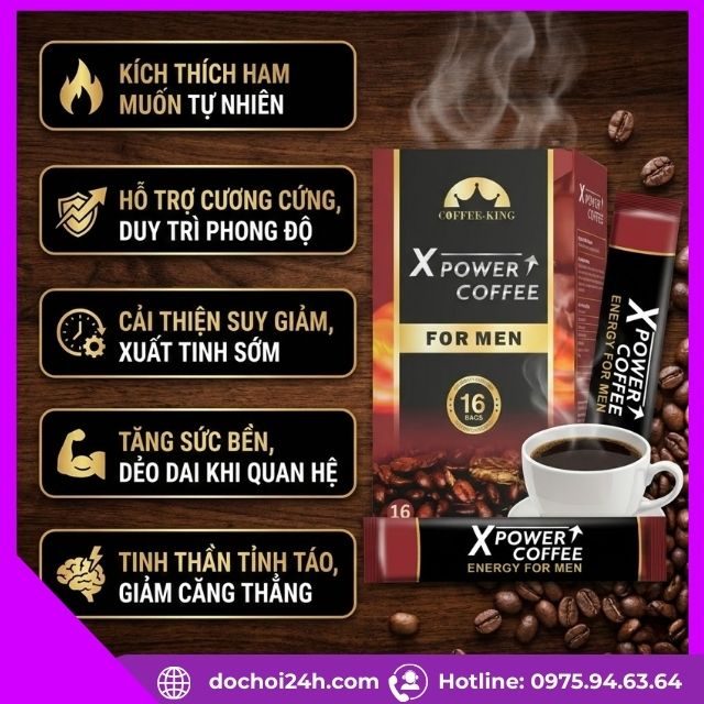 Công dụng Power Coffee For Men