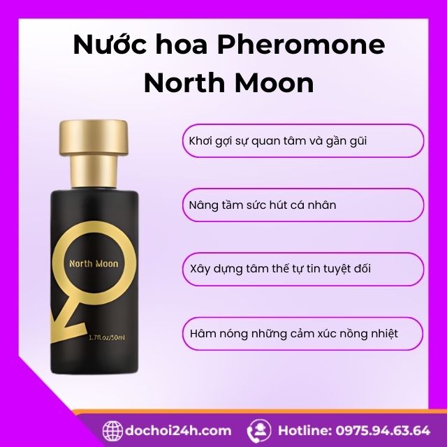 Những công dụng của nước hoa tình yêu Pheromone North Moon