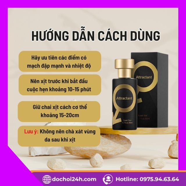 Hướng dẫn cách dùng Attractant Luer Her hiệu quả nhất