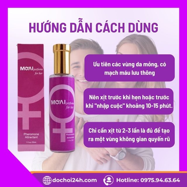 Hướng dẫn cách dùng Moai For Her đạt hiệu quả tối đa