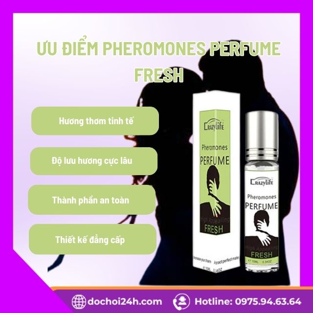 Nước Hoa Kích Dục Nam Cực Mạnh Pheromones Perfume Fresh Ưu điểm của Pheromones Perfume Fresh