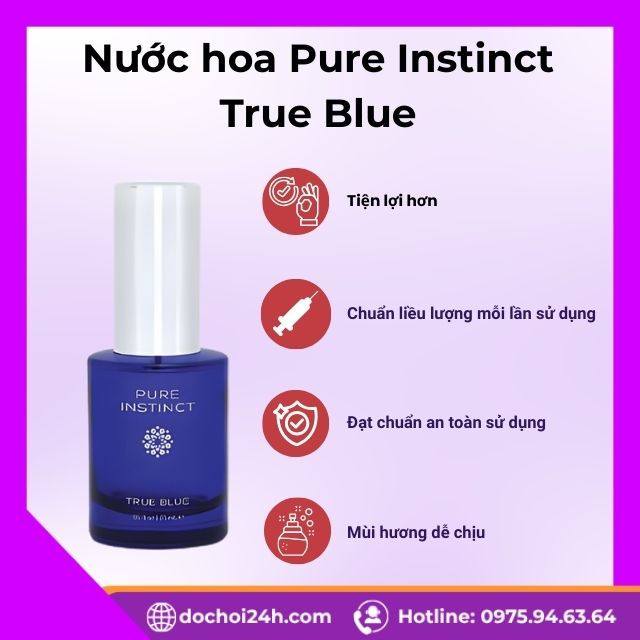 Những ưu điểm của dòng nước hoa pheromone Pure Instinct True Blue