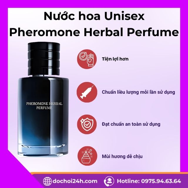 Những ưu điểm vượt trội nước hoa Unisex Pheromone Herbal Perfume
